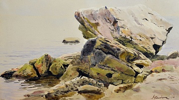 «Скалистый берег», 1900