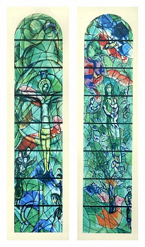 Эскизы витражей для церкви Фраумюнстер, 1960-е