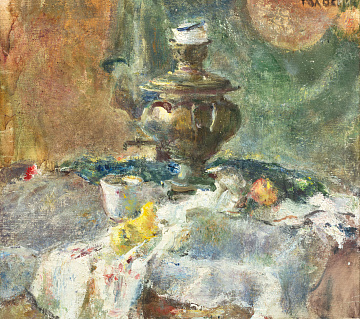 «Натюрморт с самоваром», 1984